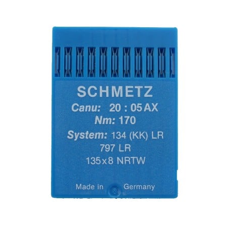 SCHMETZ Leather point industrial sewing machine needles 134LR 135x5 SY1955 DPx5 SIZE 170